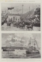 La visita de la Reina a Irlanda, escenas en Kingstown